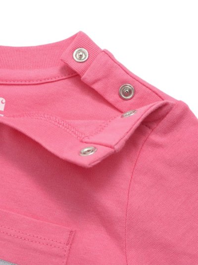 画像4: 【KIDS】CARHARTT KIDS INF LS POCKET BODYSUIT-MED PINK