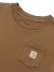 画像3: 【KIDS】CARHARTT KIDS KIDS TD LS GARMENT DYE POCKET TEE-CARHARTT BRN (3)
