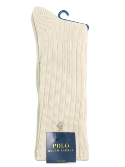画像1: POLO RALPH LAUREN CLASSIC RAGG WITH EMB SOCKS