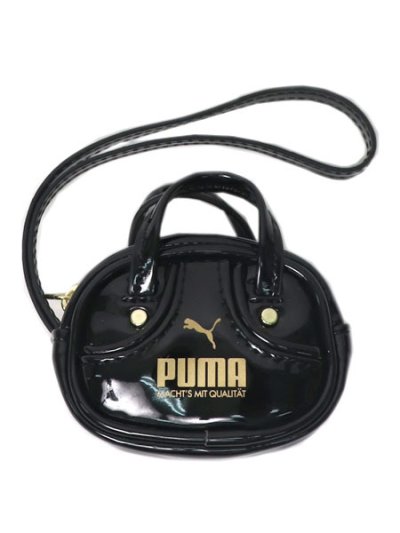 画像1: PUMA 1976 0.2L GRIP BAG KEYCHAIN-PUMA BLACK/ARCHIVE GOLD