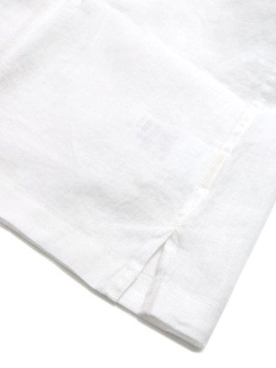 画像5: 【送料無料】REIGNING CHAMP LINEN RETREAT RELAXED CAMP SHIRT WHITE