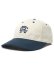 画像1: REIGNING CHAMP COLOUR BLOCK MONOGRAM STRAPBACK CAP BERMUDA/IVORY (1)