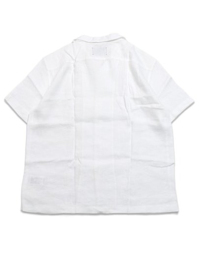 画像2: 【送料無料】REIGNING CHAMP LINEN RETREAT RELAXED CAMP SHIRT WHITE
