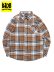画像1: 【KIDS】CARHARTT KIDS YOUTH FLANNEL SHIRT-CARHARTT BROWN (1)