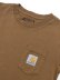 画像3: 【KIDS】CARHARTT KIDS CH LS GARMENT DYE POCKET TEE-CARHARTT BRN (3)