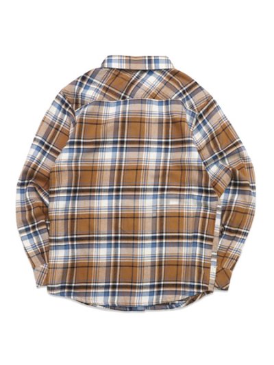 画像2: 【KIDS】CARHARTT KIDS YOUTH FLANNEL SHIRT-CARHARTT BROWN