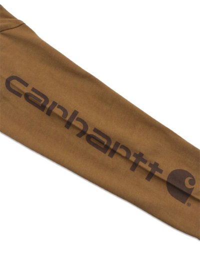 画像4: 【KIDS】CARHARTT KIDS CH LS GARMENT DYE POCKET TEE-CARHARTT BRN