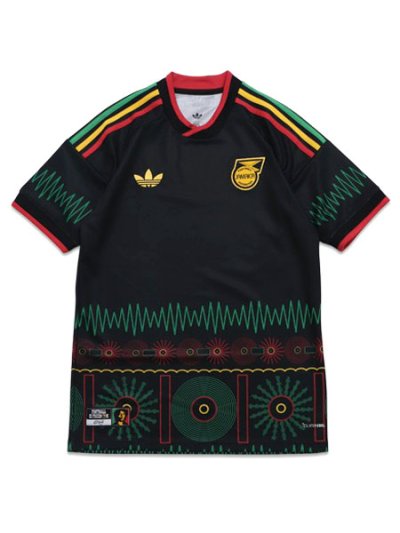 画像1: 【送料無料】ADIDAS JAMAICA 2026 BOB MARLEY AWAY JERSEY-BLACK