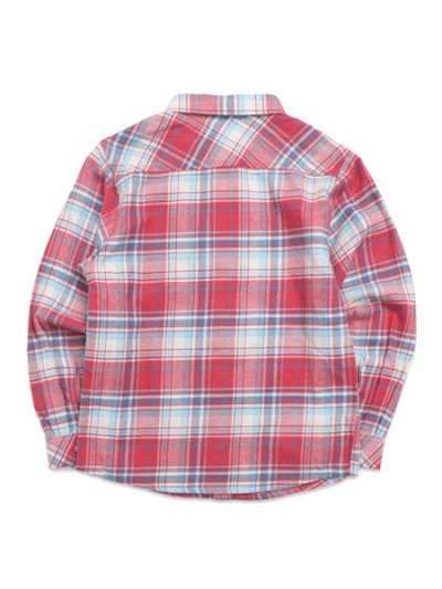 画像2: 【KIDS】CARHARTT KIDS YOUTH FLANNEL SHIRT-MED RED