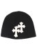 画像1: ADVANCE CROSS BEANIE BLACK/WHITE (1)