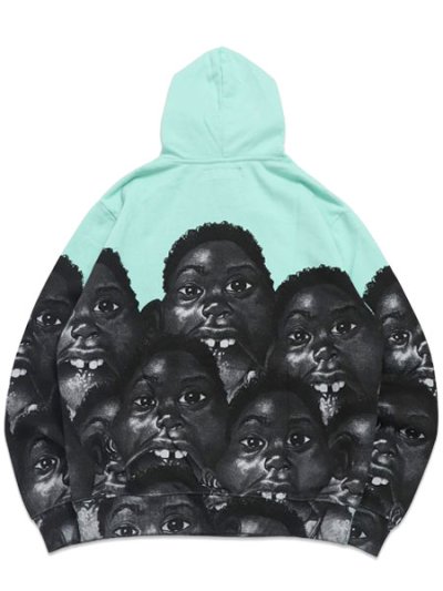 画像2: 【送料無料】GFA MANASSEH THE CREW HOODIE ICE GREEN