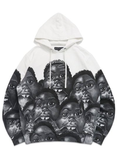 画像1: 【送料無料】GFA MANASSEH THE CREW HOODIE BRIGHT WHITE