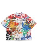 【送料無料】GFA MANASSEH DEFACED KNIT SS CREW WHITE