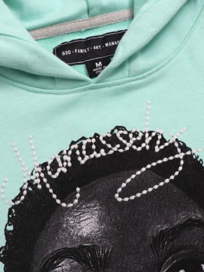 画像3: 【送料無料】GFA MANASSEH THE CREW HOODIE ICE GREEN