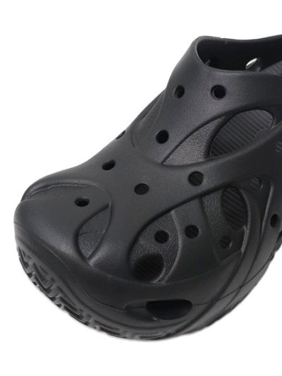 画像7: 【送料無料】crocs WMNS CAGED CLOG BLACK