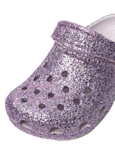 画像5: 【KIDS】crocs TODDLER CLASSIC  CHUNKY GLITTER GRAPE ICE