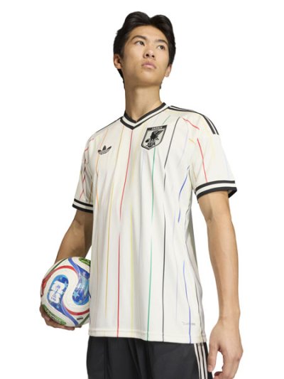 画像3: 【送料無料】ADIDAS JAPAN 2026 AWAY REPLICA UNIFORM-OFF WHITE/BLACK