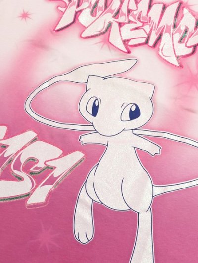 画像3: PUMA POKEMON HOOPS SHINY MEW TEE-JASMINE FLOWER/POSIE PINK