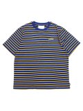 【送料無料】WHIMSY SOCKS RAYON BORDER TEE ROYAL