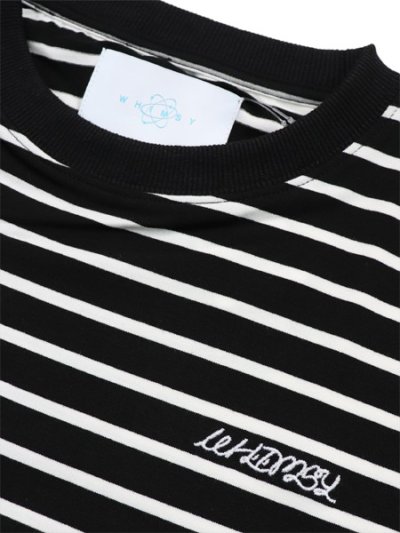 画像3: 【送料無料】WHIMSY SOCKS RAYON BORDER TEE BLACK