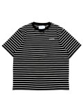 【送料無料】WHIMSY SOCKS RAYON BORDER TEE BLACK