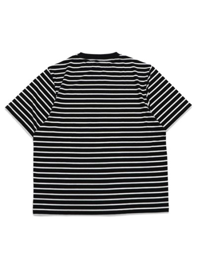 画像2: 【送料無料】WHIMSY SOCKS RAYON BORDER TEE BLACK