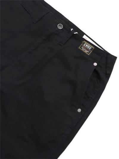画像3: 【送料無料】EVISU DAICOCK WORK PANTS BLACK