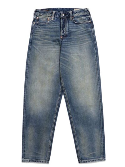 画像2: 【送料無料】EVISU 7-POCKET DAICOCK SHADOW WASHED JEANS LT TONE INDIGO