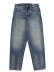 画像2: 【送料無料】EVISU 7-POCKET DAICOCK SHADOW WASHED JEANS LT TONE INDIGO (2)