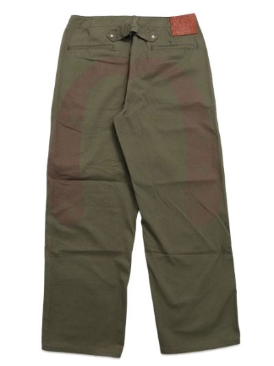 画像1: 【送料無料】EVISU DAICOCK WORK PANTS ARMY GREEN