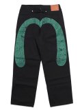 【送料無料】EVISU DAICOCK WORK PANTS BLACK