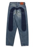 【送料無料】EVISU 7-POCKET DAICOCK SHADOW WASHED JEANS LT TONE INDIGO