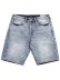 画像2: 【送料無料】EVISU SPLASH DAICOCK PRINTED DENIM SHORTS LT TONE INDIGO (2)