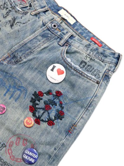 画像3: 【送料無料】BLDG4 CAPITAL JEAN STEEL WASH