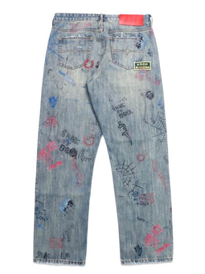 画像2: 【送料無料】BLDG4 CAPITAL JEAN STEEL WASH