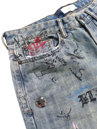 画像5: 【送料無料】BLDG4 CAPITAL JEAN STEEL WASH