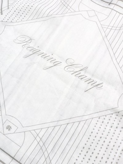 画像4: 【送料無料】REIGNING CHAMP LINEN ARENA RELAXED CAMP SHIRT WHITE/CONCRETE