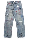 【送料無料】BLDG4 CAPITAL JEAN STEEL WASH