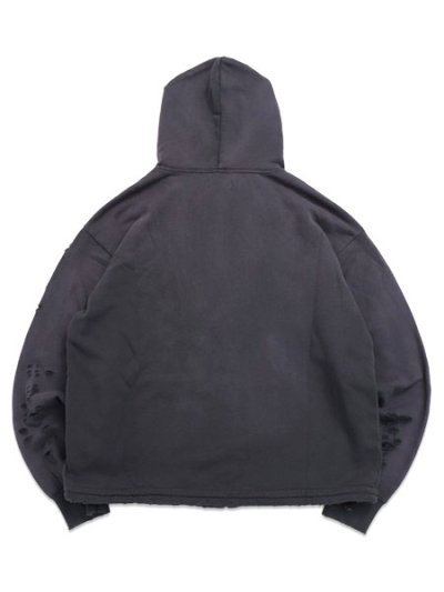 画像2: 【送料無料】BLDG4 LA CHATEAU HOODIE CHARCOAL ART