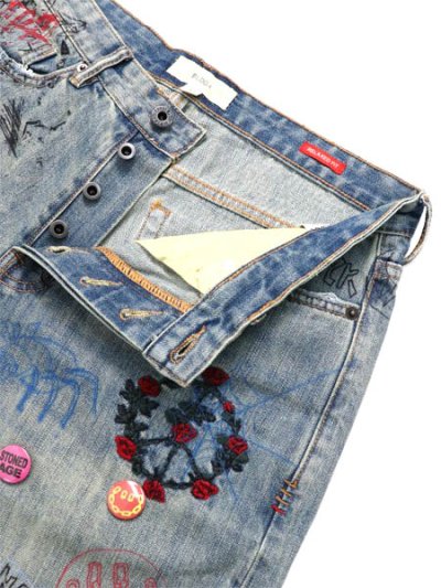 画像4: 【送料無料】BLDG4 CAPITAL JEAN STEEL WASH