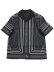 画像1: 【送料無料】REIGNING CHAMP LINEN ARENA RELAXED CAMP SHIRT BLACK/WHITE (1)