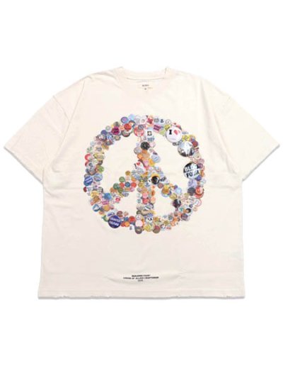 画像1: 【送料無料】BLDG4 ROCKEFELLER KNIT TEE ANTIQUE WHITE