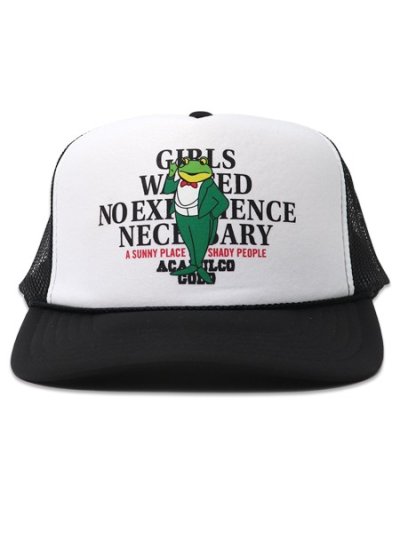 画像2: ACAPULCO GOLD MACK-D TRUCKER CAP BLACK/WHITE