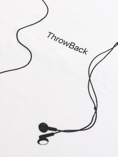 画像3: THROWBACK EARPHONES TEE WHITE
