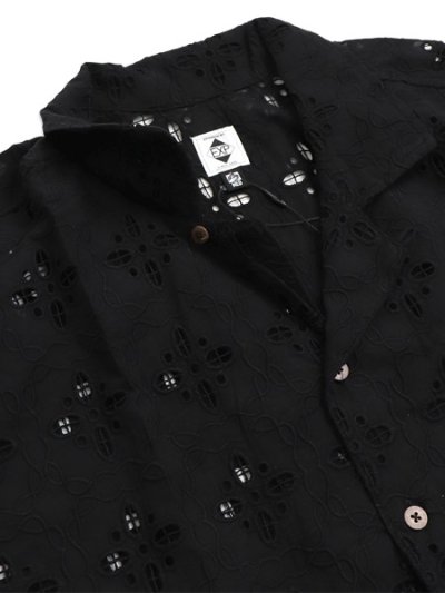 画像4: 【送料無料】EXPANSION MANHATTAN LUXOR SHIRTS BLACK EYELET