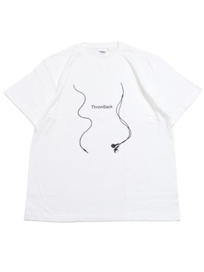 画像1: THROWBACK EARPHONES TEE WHITE