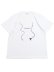 画像1: THROWBACK EARPHONES TEE WHITE (1)