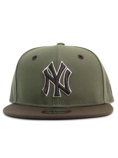 画像2: 【KIDS】NEW ERA YOUTH 9FIFTY CAMOUFLAGE COLOR NYY NEW OLV/WALNUT