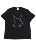 THROWBACK EARPHONES TEE BLACK