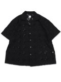 【送料無料】EXPANSION MANHATTAN LUXOR SHIRTS BLACK EYELET